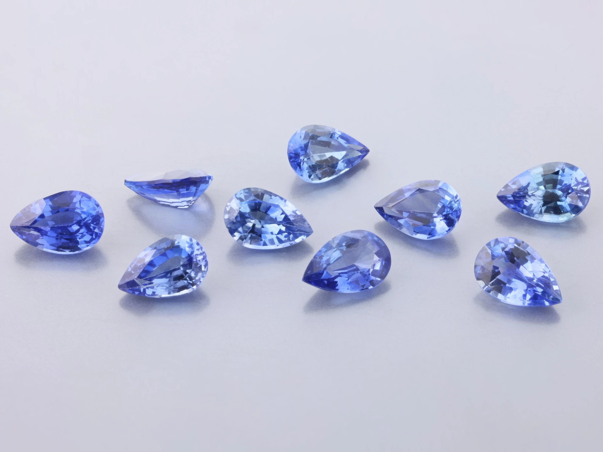 Ceylon Sapphire 6x4mm Pear Shape Mid Blue