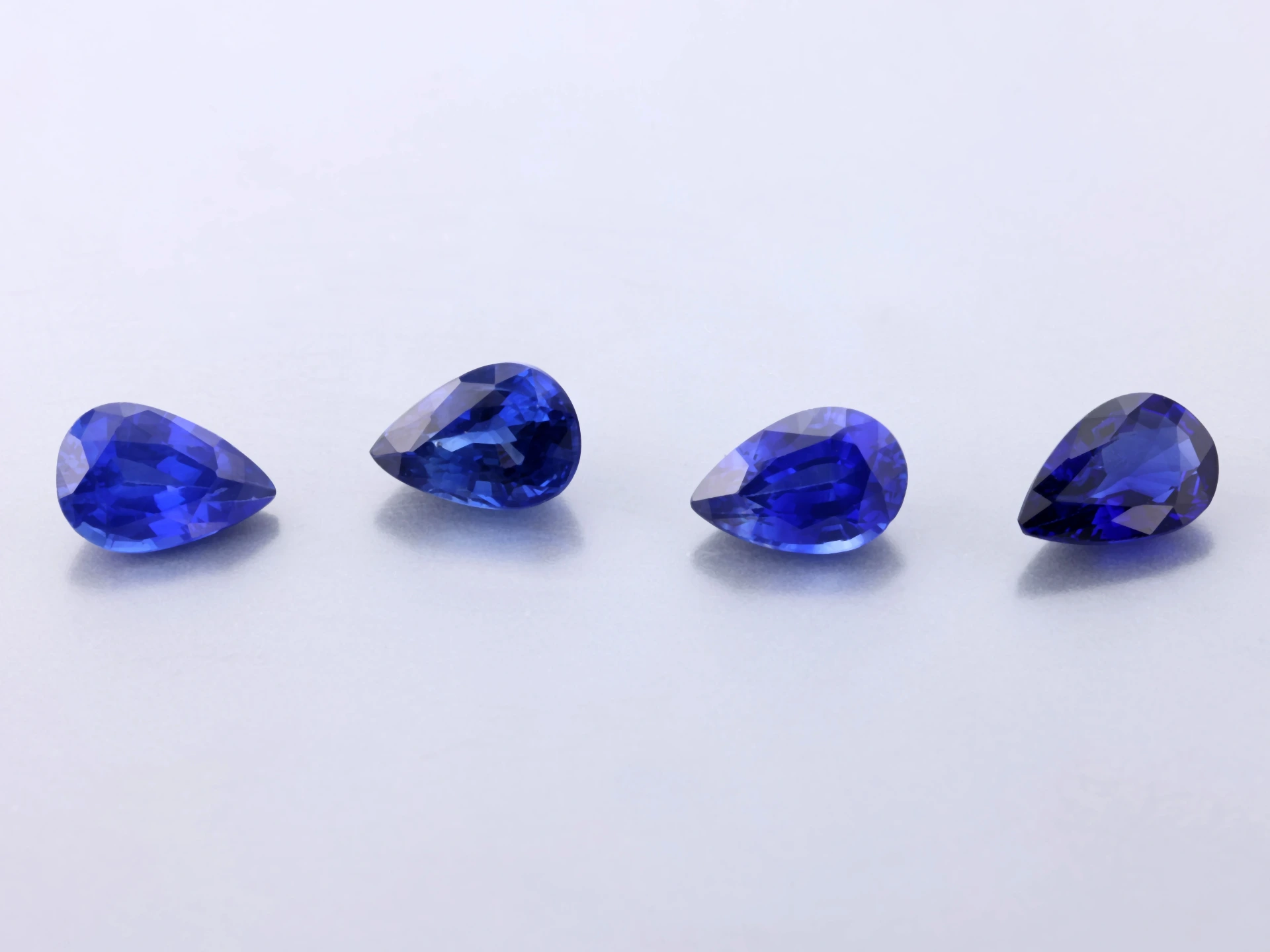 Ceylon Sapphire 6x4mm Pear Shape Dark Blue