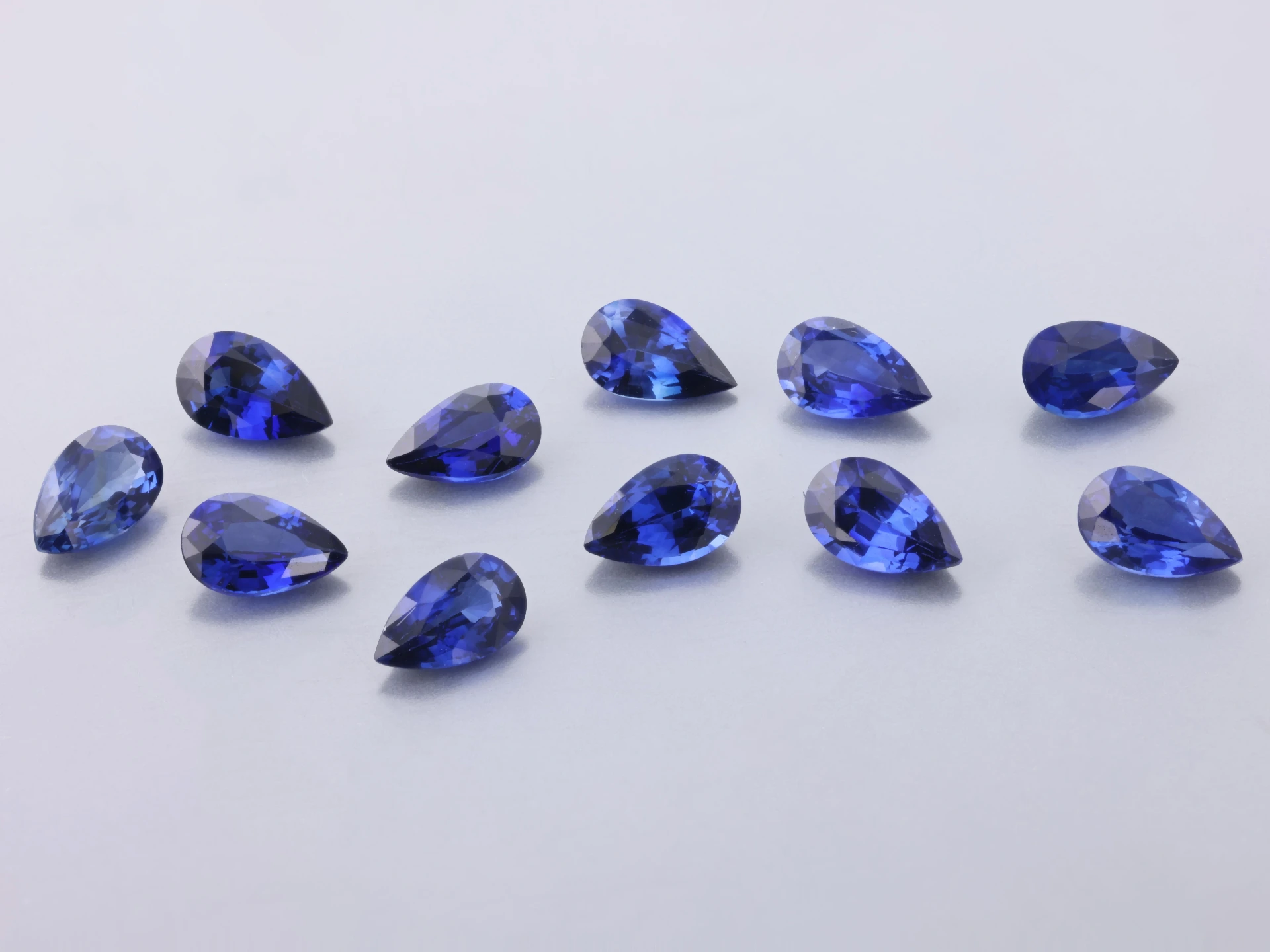 Ceylon Sapphire 5x3mm Pear Shape Dark Blue