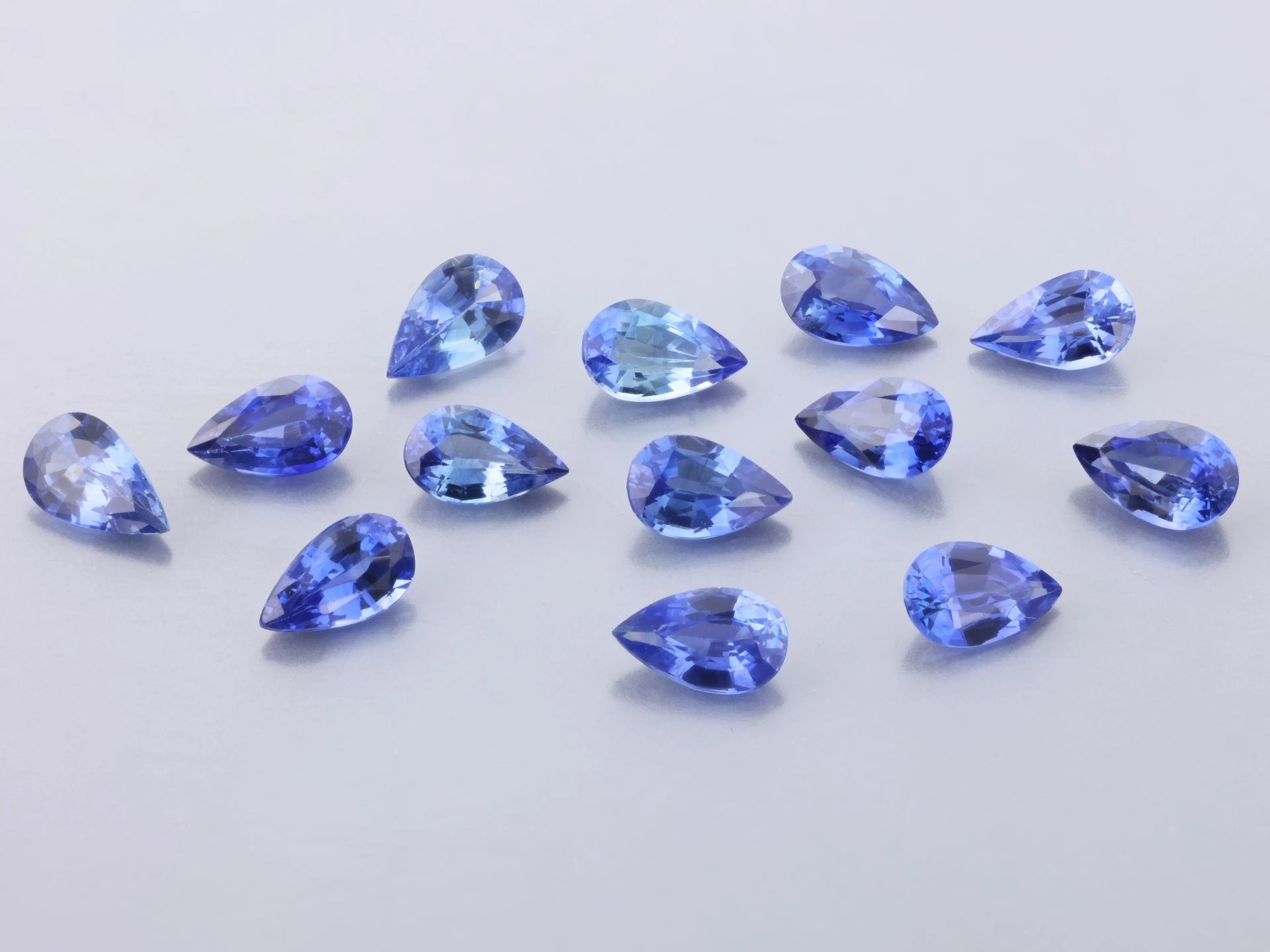 Ceylon Sapphire 5x3mm Pear Shape Mid Blue