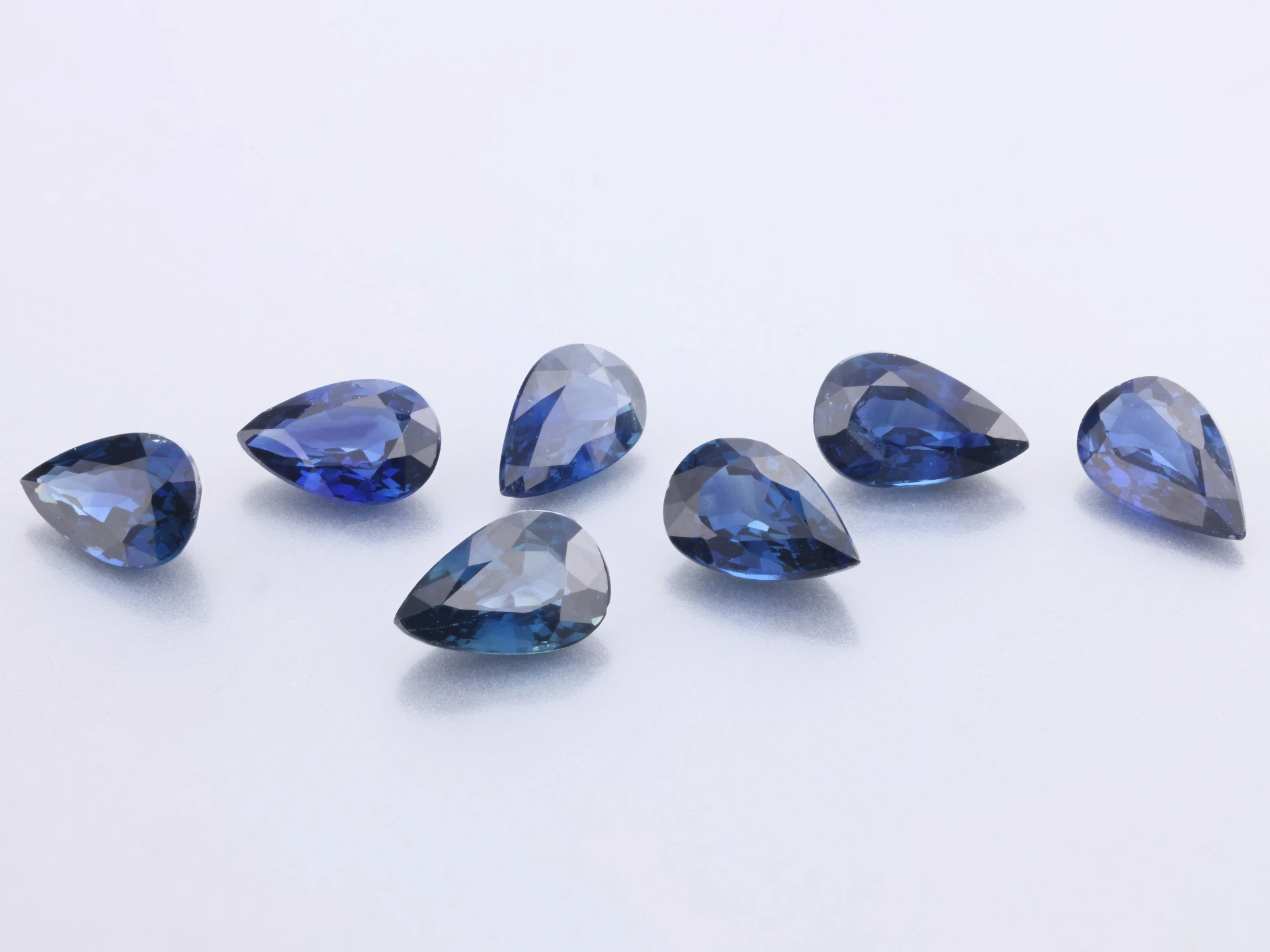 Australian Sapphire 5x3mm +/- Pear Shape Blue