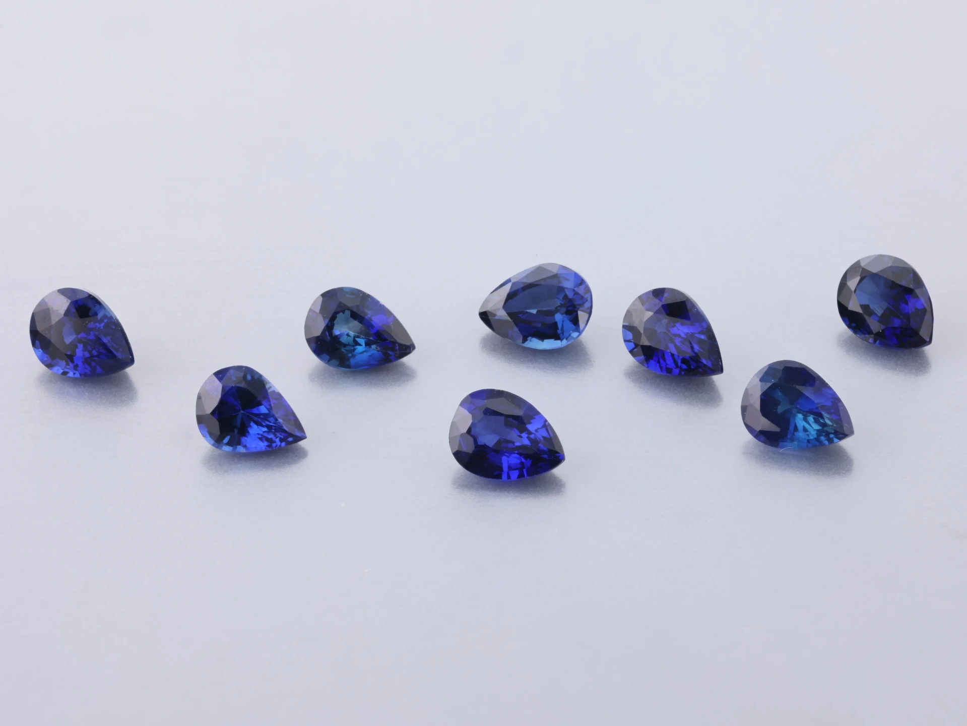 Ceylon Sapphire 4x3mm Pear Shape Dark Blue