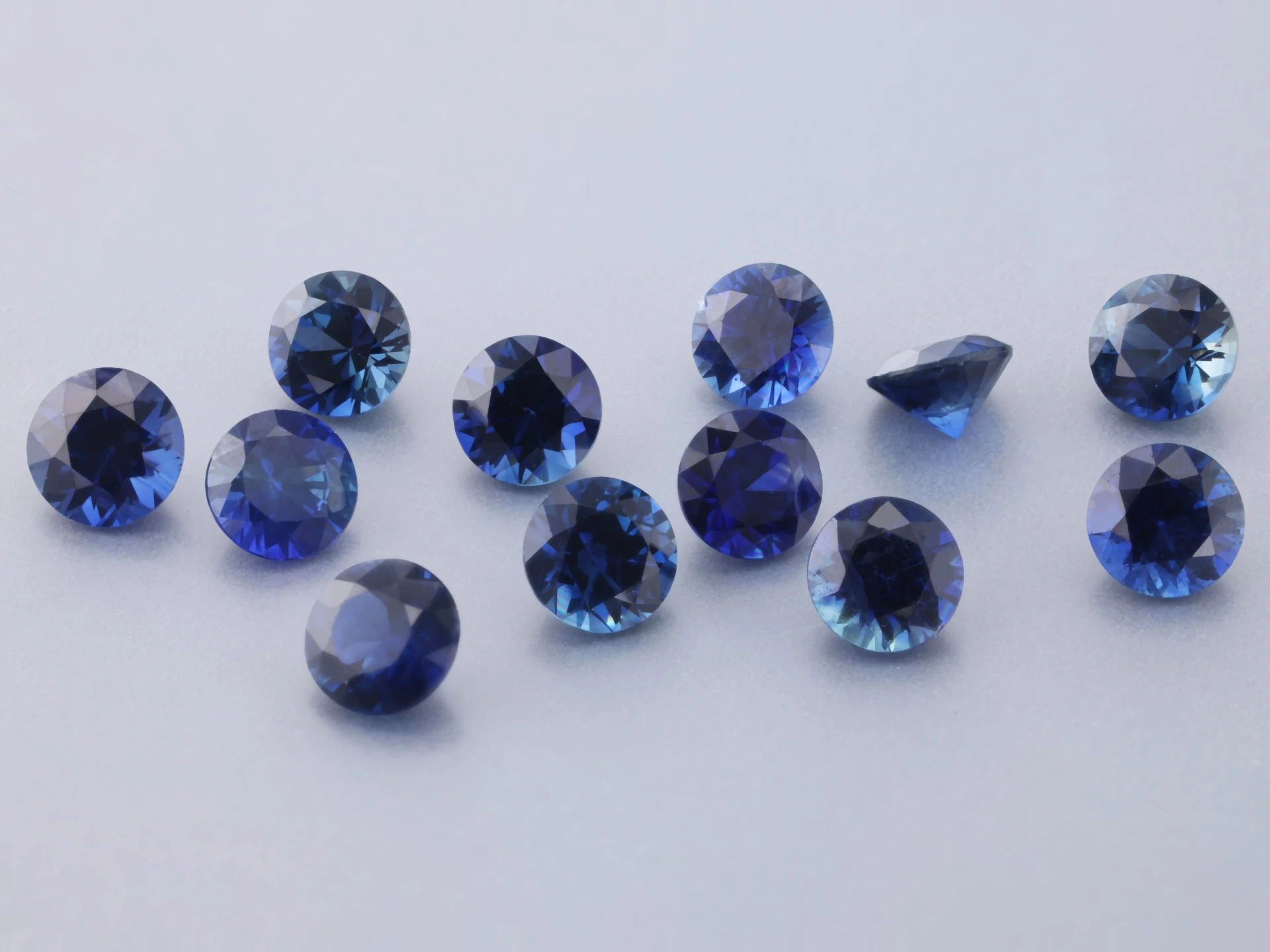 Ceylon Sapphire 3.25mm Round Dark Blue