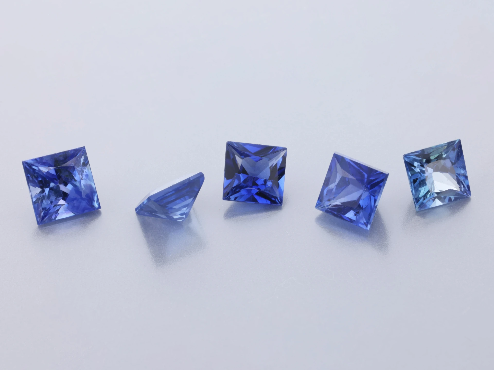 Ceylon Sapphire 3.50mm Princess Cut Blue