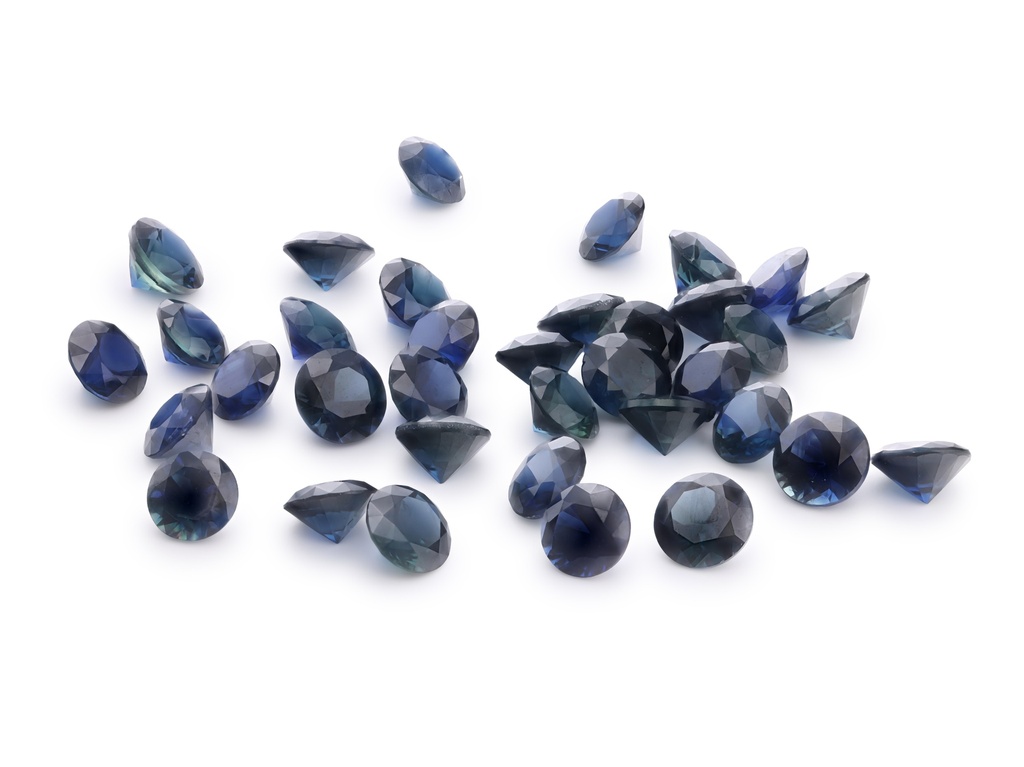 Australian Sapphire 3.50mm Round Dark Blue