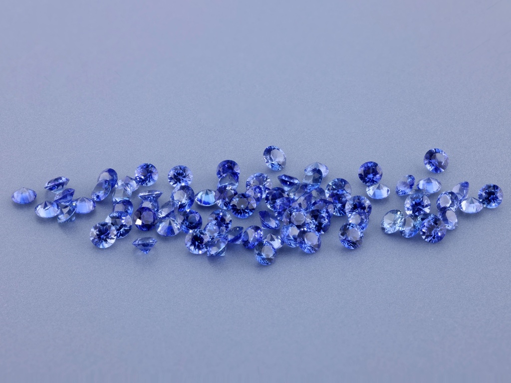 Ceylon Sapphire 2.00mm Round Light to Mid Blue