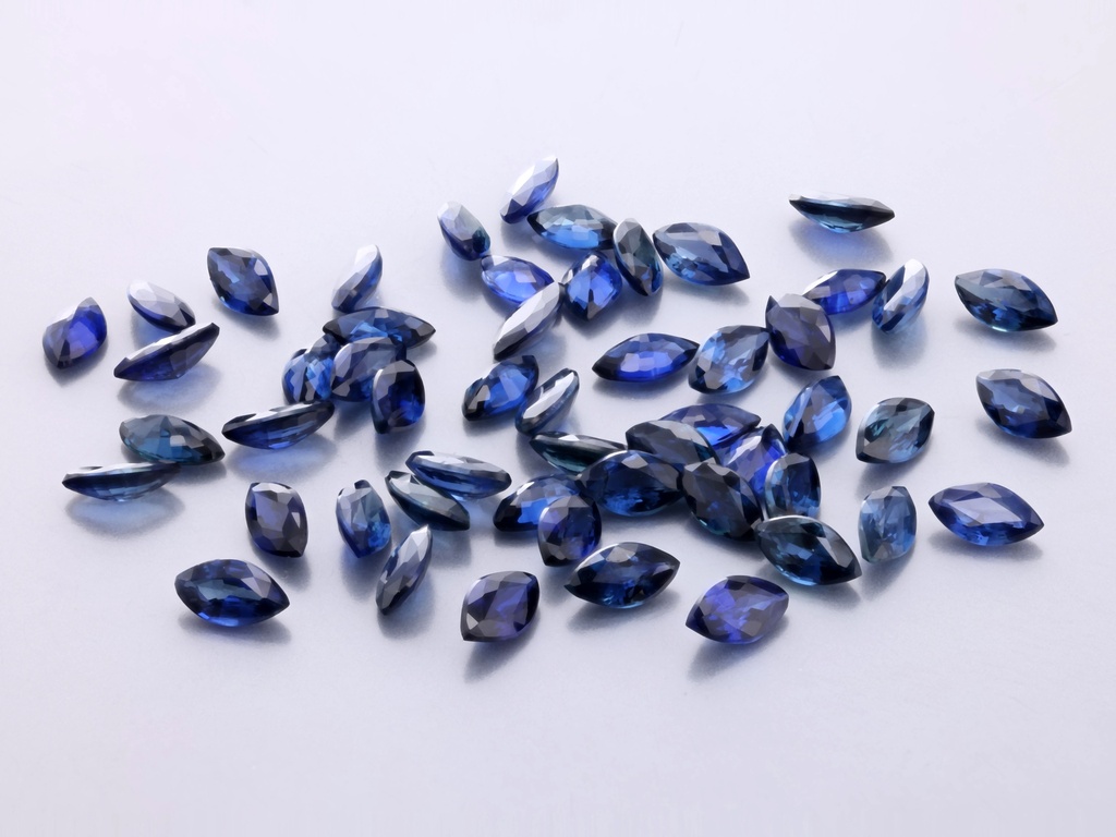 Australian Sapphire 4x2mm Marquise Blue