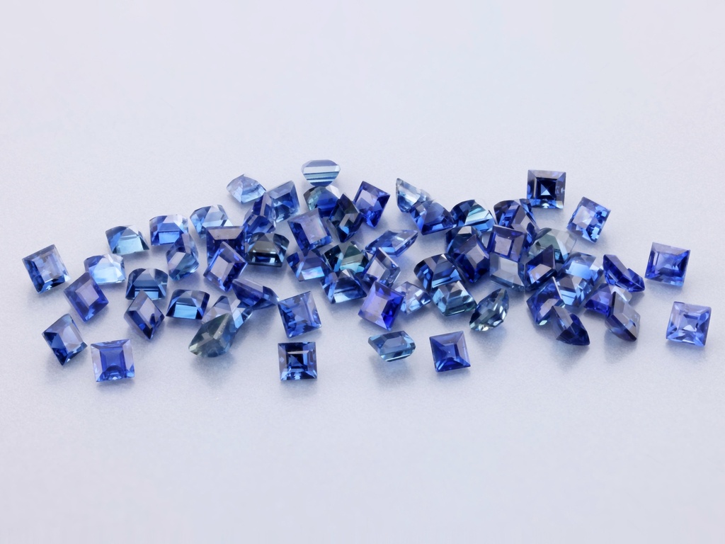 Australian Sapphire 1.50mm Carre Cut Mid Blue