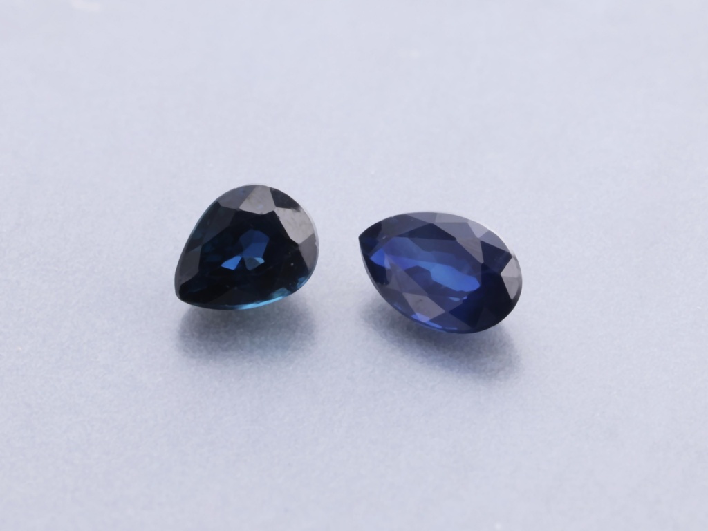 Australian Sapphire 3x2mm +/- Pear Shape Blue