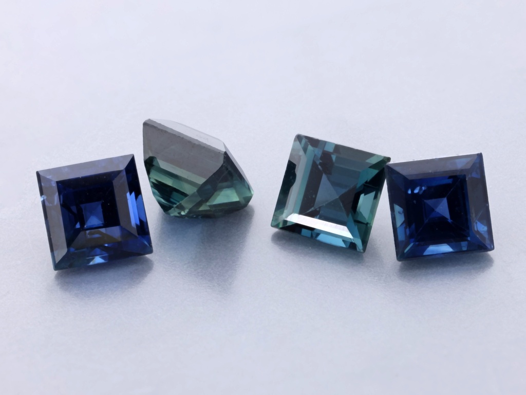 Australian Sapphire 3.50mm Carre Cut Mid Blue