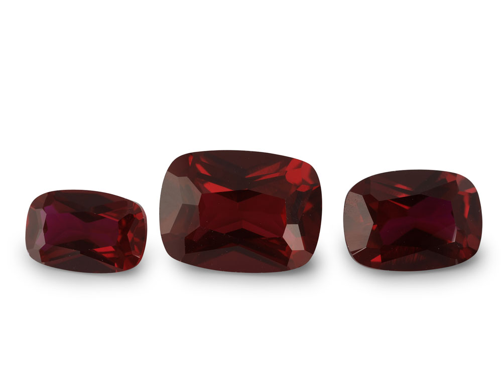 [YRAB1412D] Synthetic/Lab Grown Ruby 14x12mm Cushion Dark Red
