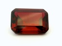 Synthetic/Lab Grown Ruby 18x13mm Emerald Cut Dark Red