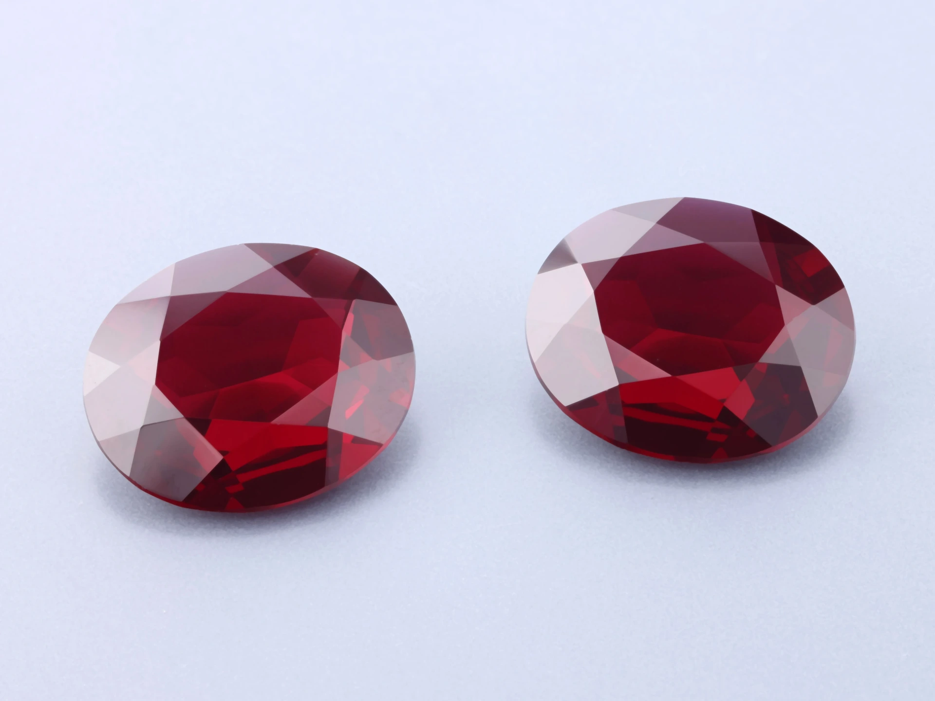 [YRVB1412D] Synthetic/Lab Grown Ruby 14x12mm Oval Dark Red