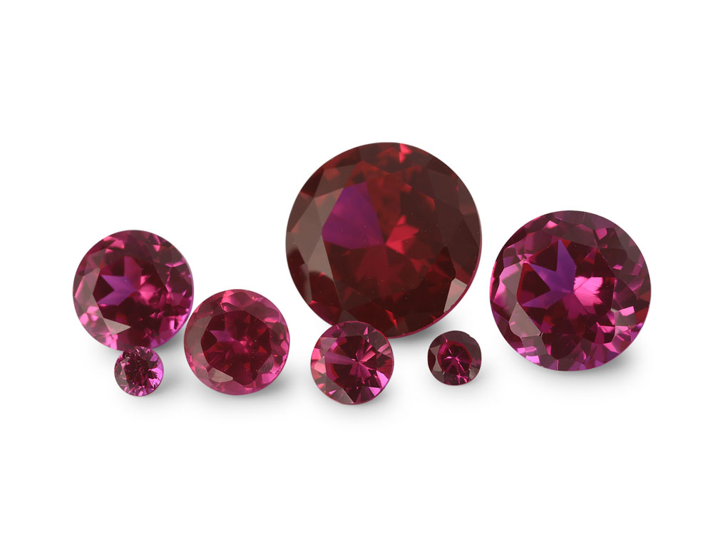 [YRRB0750B] Synthetic/Lab Grown Ruby 7.50mm Round Bright Red