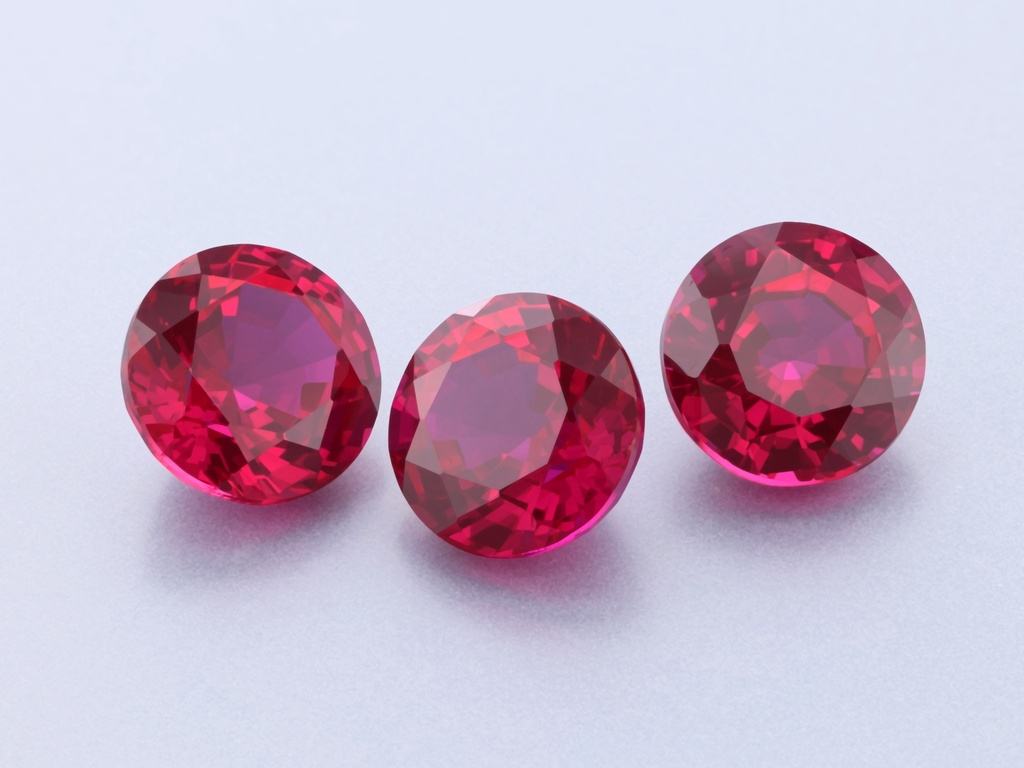 [YRRB0700C] Synthetic/Lab Grown Ruby 7.00mm Round