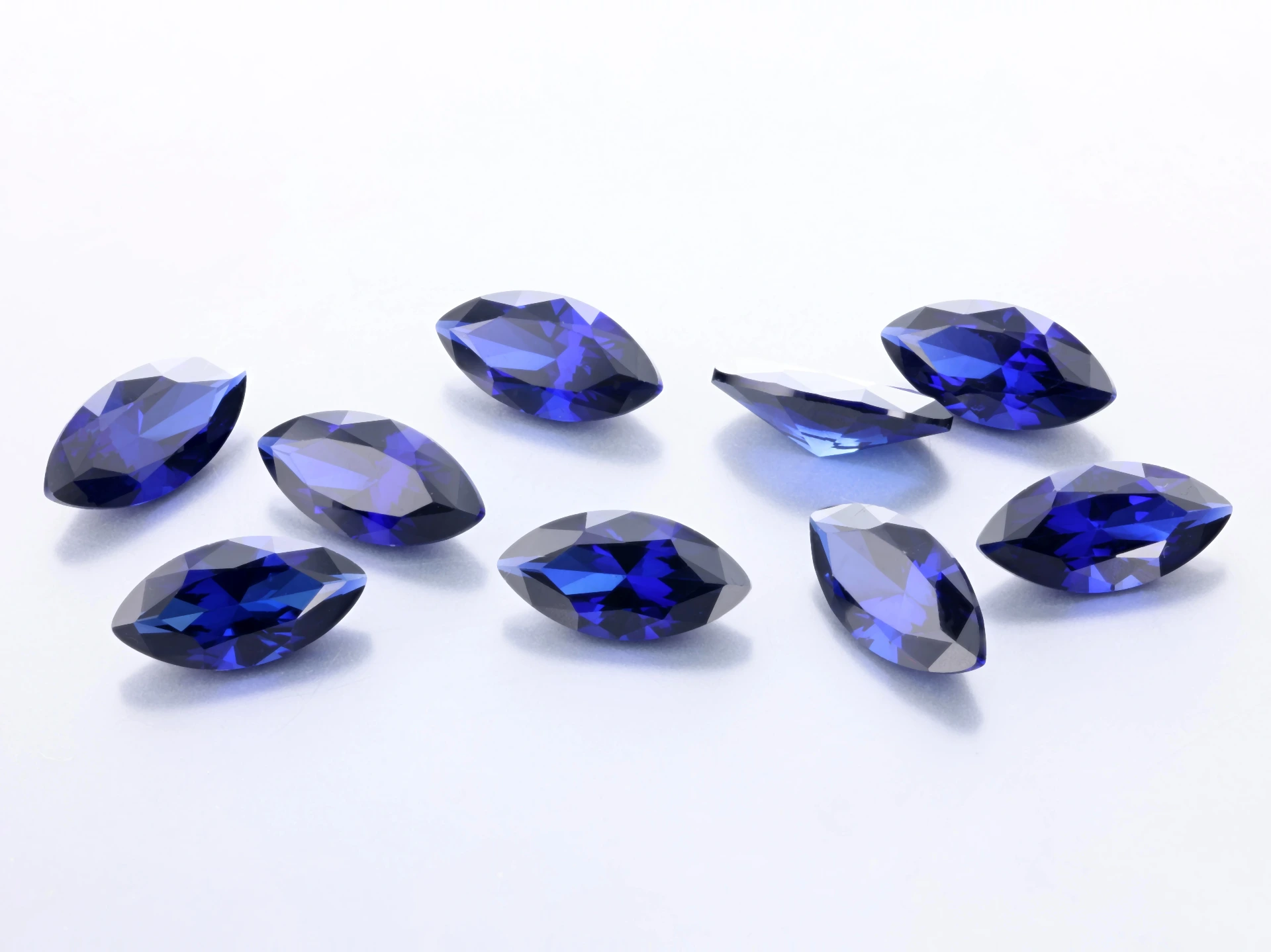 [YDMB1005] Synthetic/Lab Grown Sapphire 10x5mm Marquise Blue