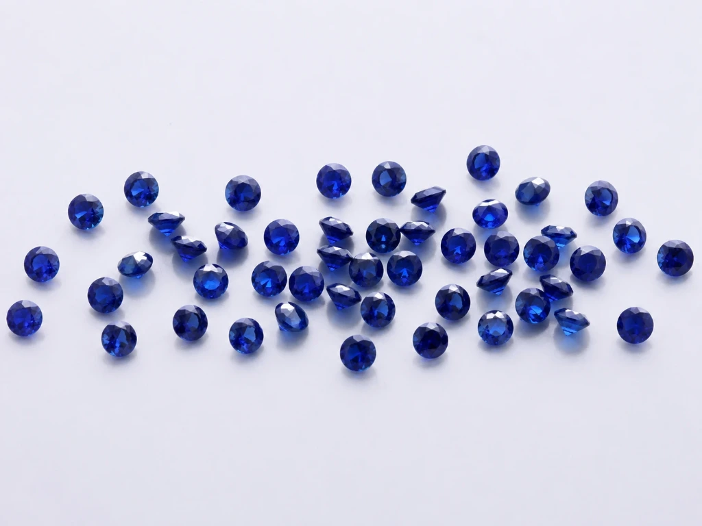 [YDRB0225] Synthetic/Lab Grown Sapphire 2.25mm Round Blue