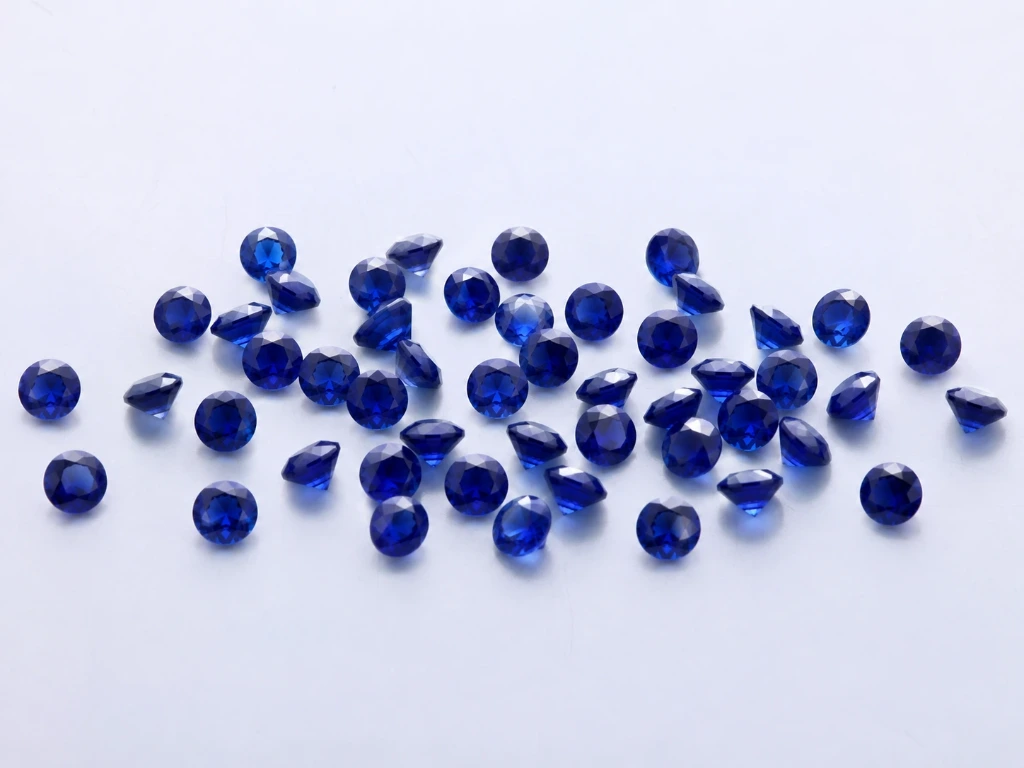 [YDRB0300] Synthetic/Lab Grown Sapphire 3.00mm Round Blue