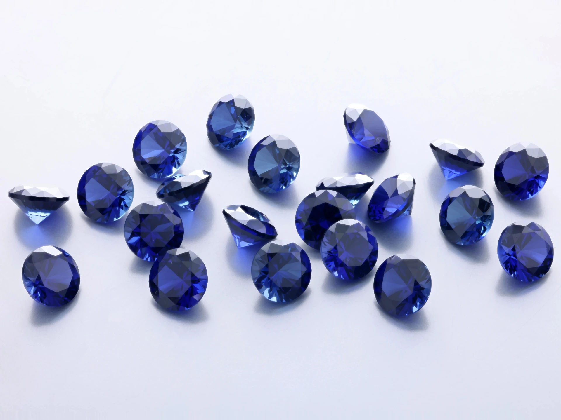 [YDRB0500] Synthetic/Lab Grown Sapphire 5.00mm Round Blue