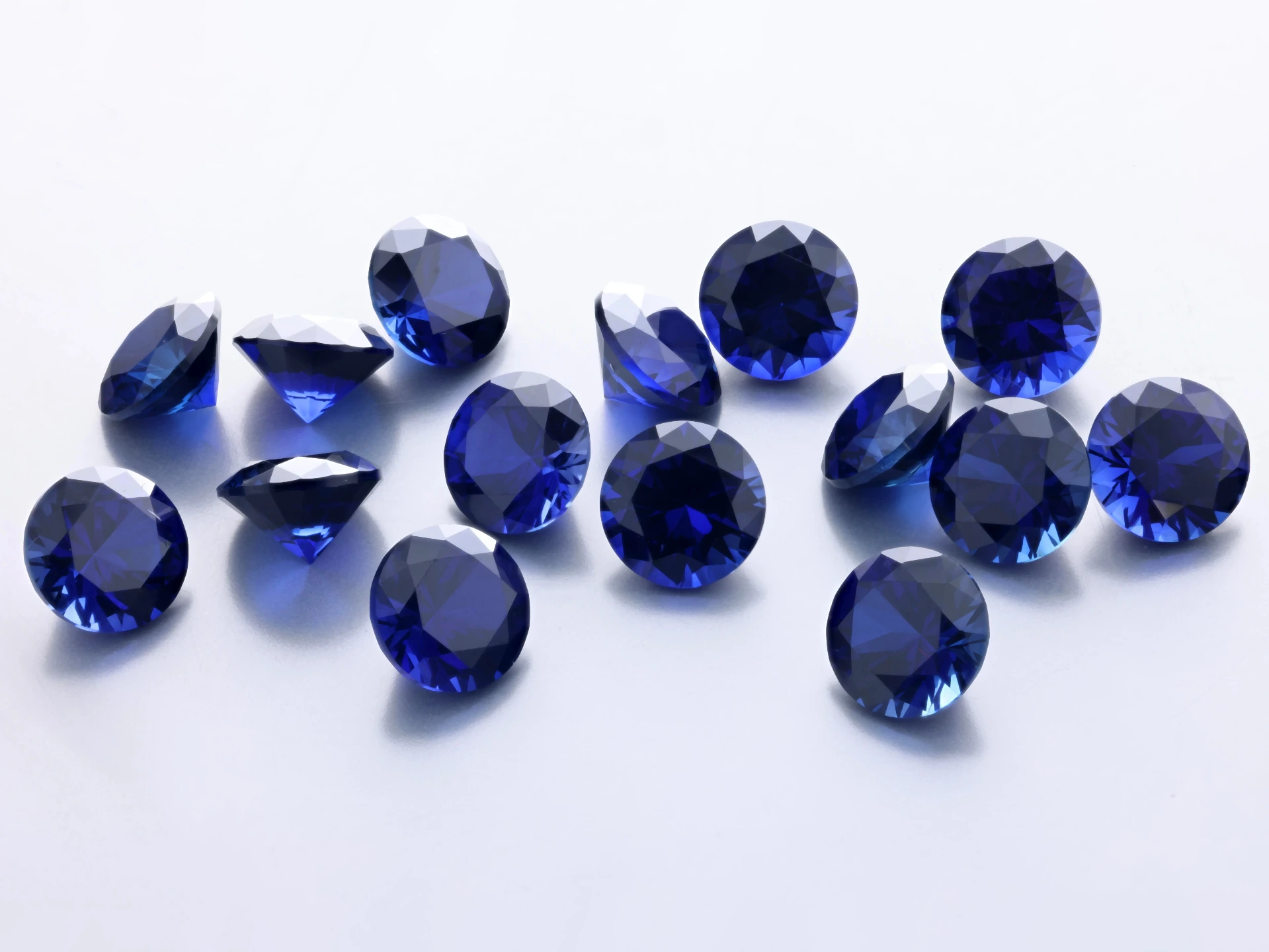 [YDRB0600] Synthetic/Lab Grown Sapphire 6.00mm Round Blue