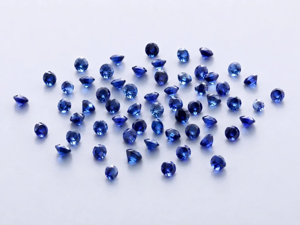 [YDRB0175S] Synthetic/Lab Grown Sapphire 1.75mm Round Blue