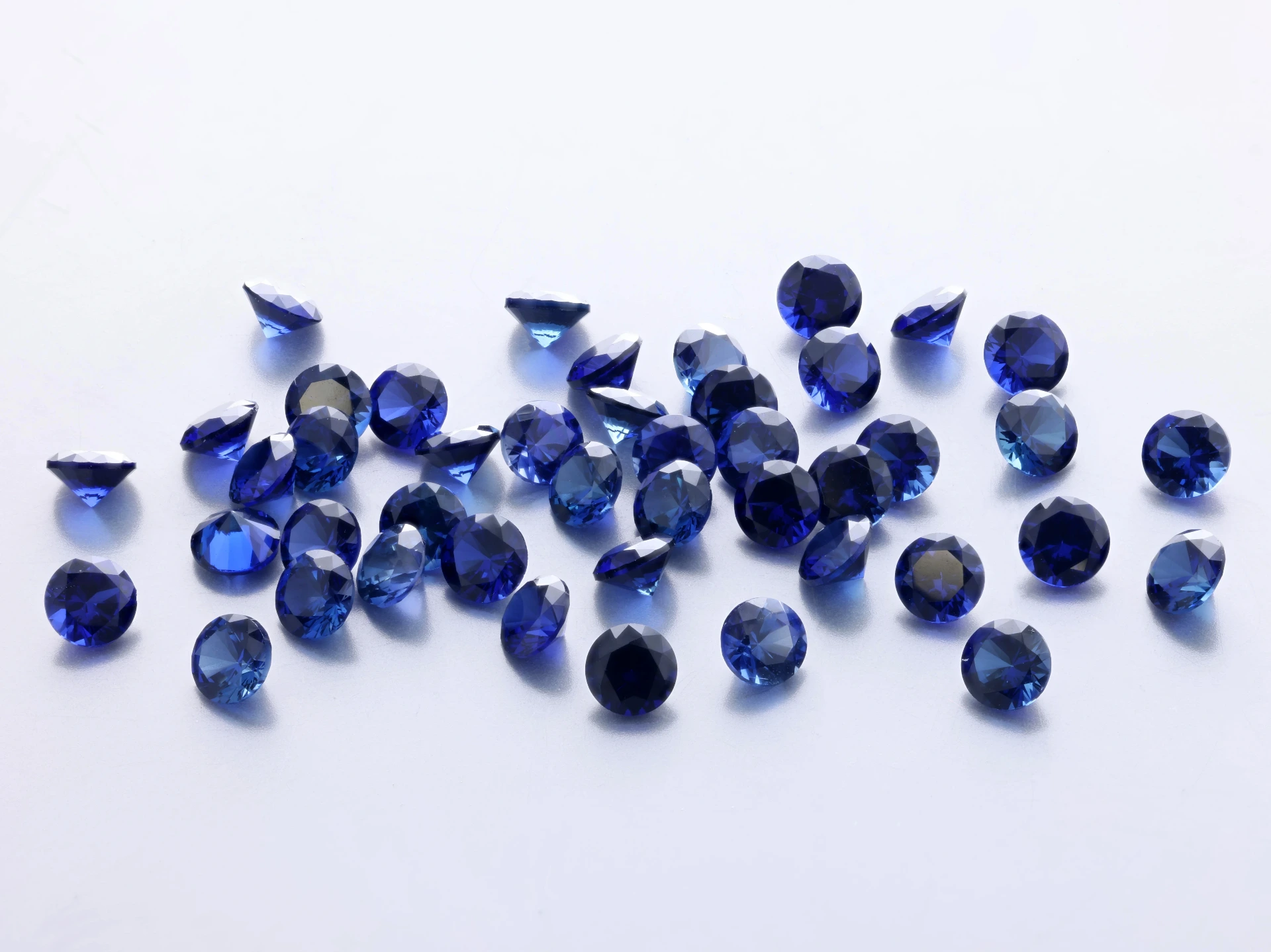 [YDRB0275S] Synthetic/Lab Grown Sapphire 2.75mm Round Blue
