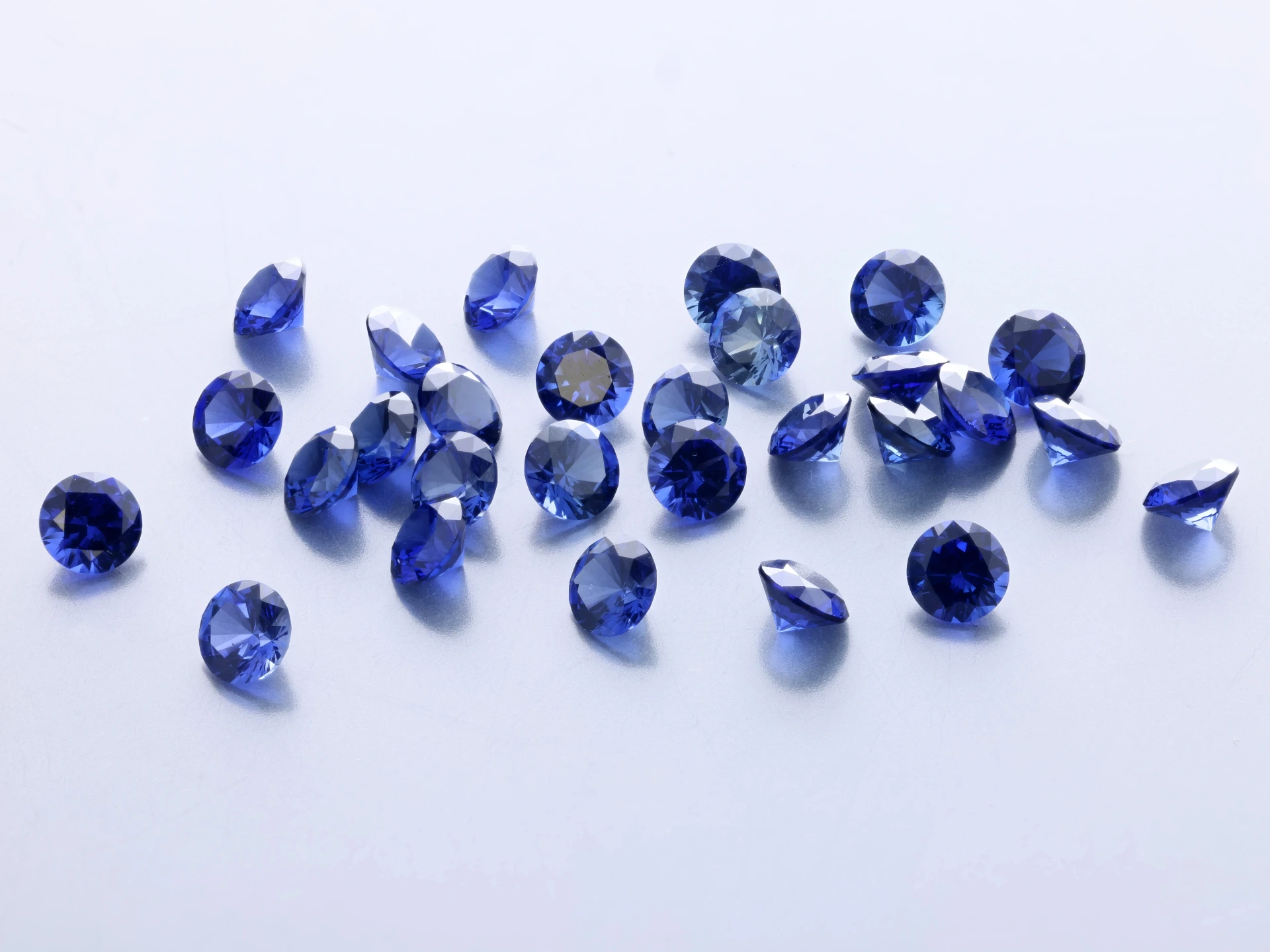 [YDRB0300S] Synthetic/Lab Grown Sapphire 3.00mm Round Blue