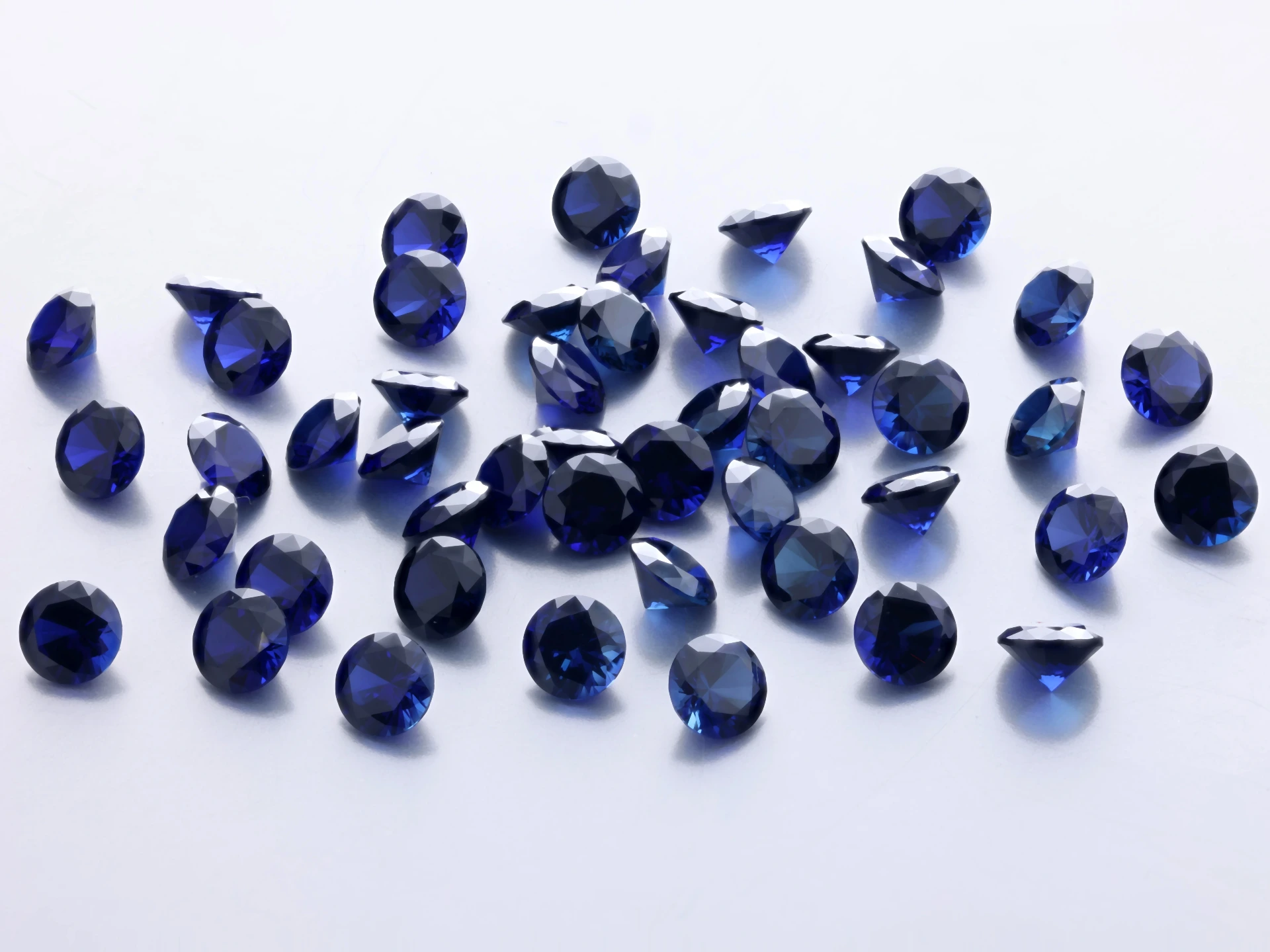 [YDRB0325S] Synthetic/Lab Grown Sapphire 3.25mm Round Blue