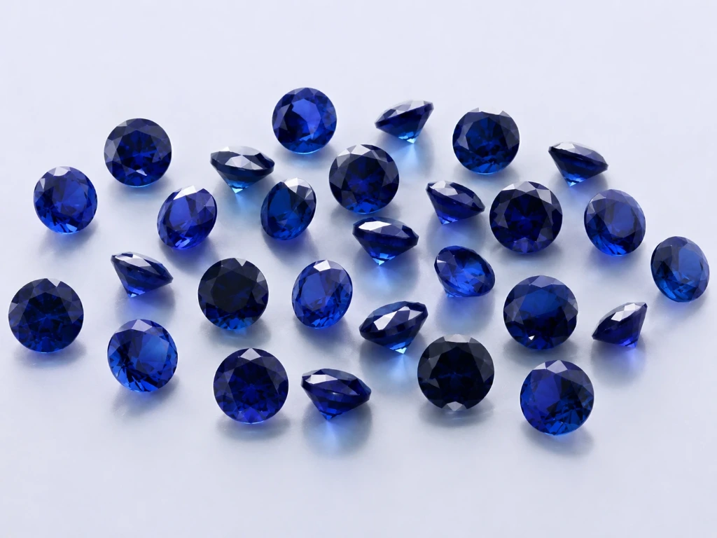 [YDRB0375S] Synthetic/Lab Grown Sapphire 3.75mm Round Blue