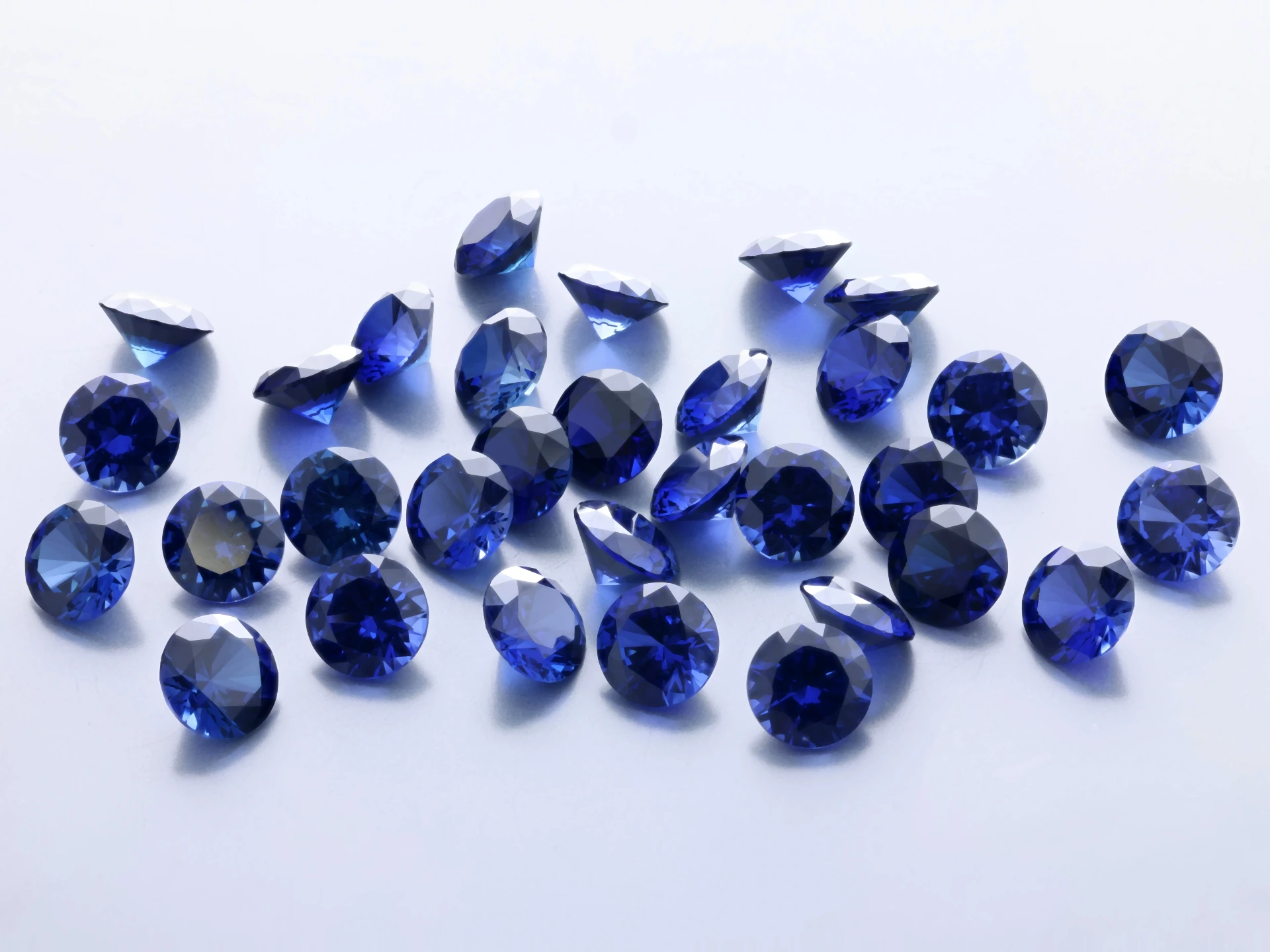[YDRB0450S] Synthetic/Lab Grown Sapphire 4.50mm Round Blue