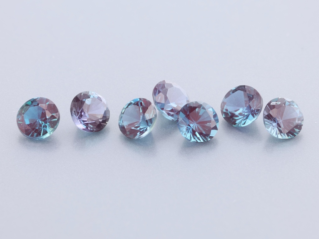 [AXCR-03] Synthetic Alexandrite Chrysoberyl 3.00mm Round
