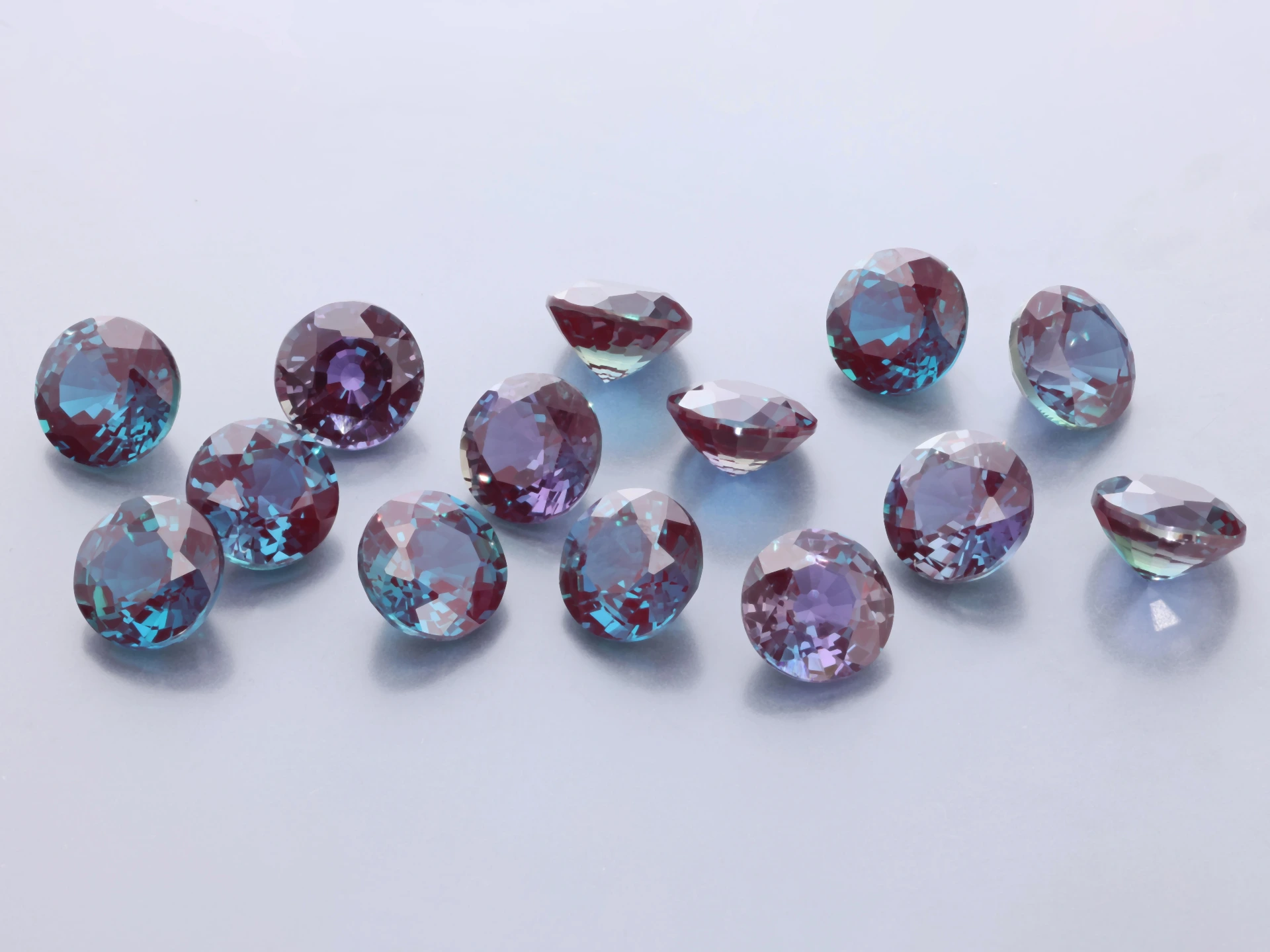 [AXCR-06] Synthetic Alexandrite Chrysoberyl 6.00mm Round