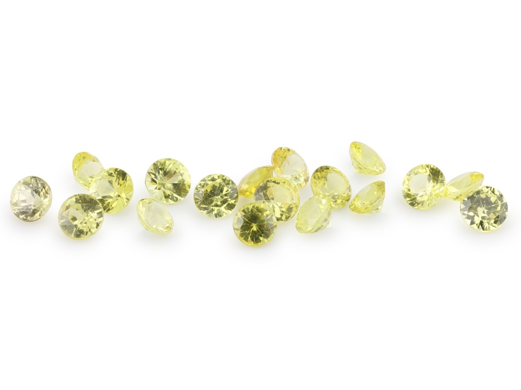 Sapphire 3.00mm Round Yellow