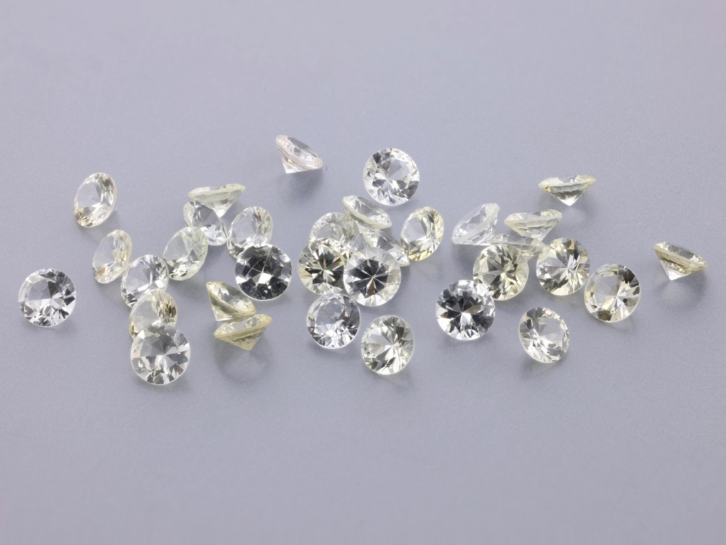 Beryllium Treated Sapphire 2.75mm Round Light Yellow