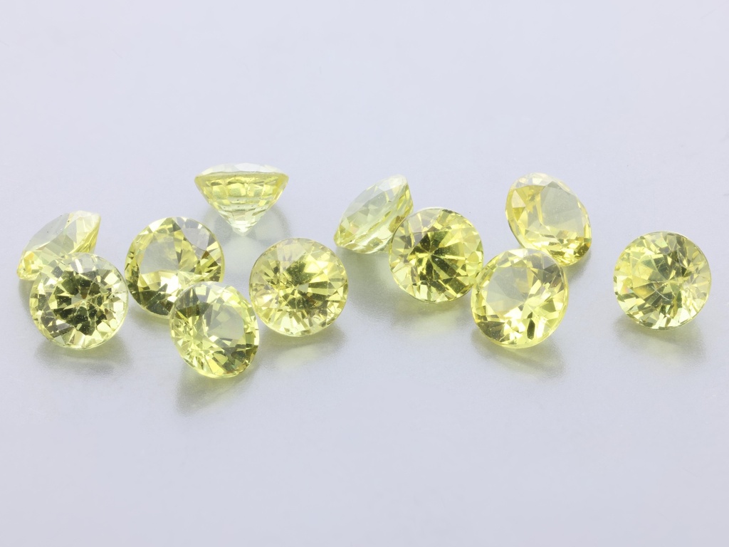Sapphire 3.50mm Round Yellow