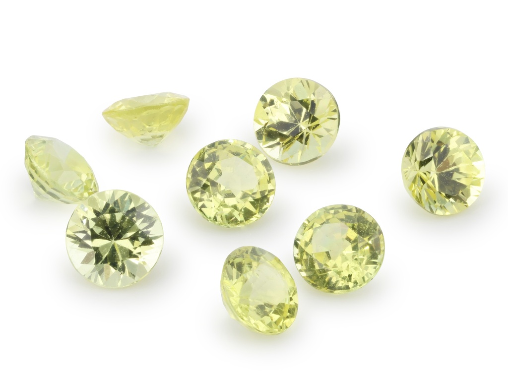 Sapphire 4.00mm Round Yellow