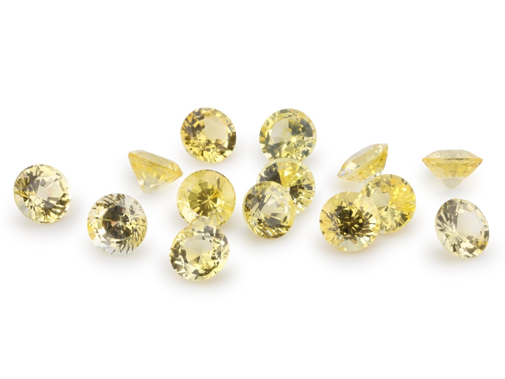 Sapphire 4.00mm Round Light Yellow