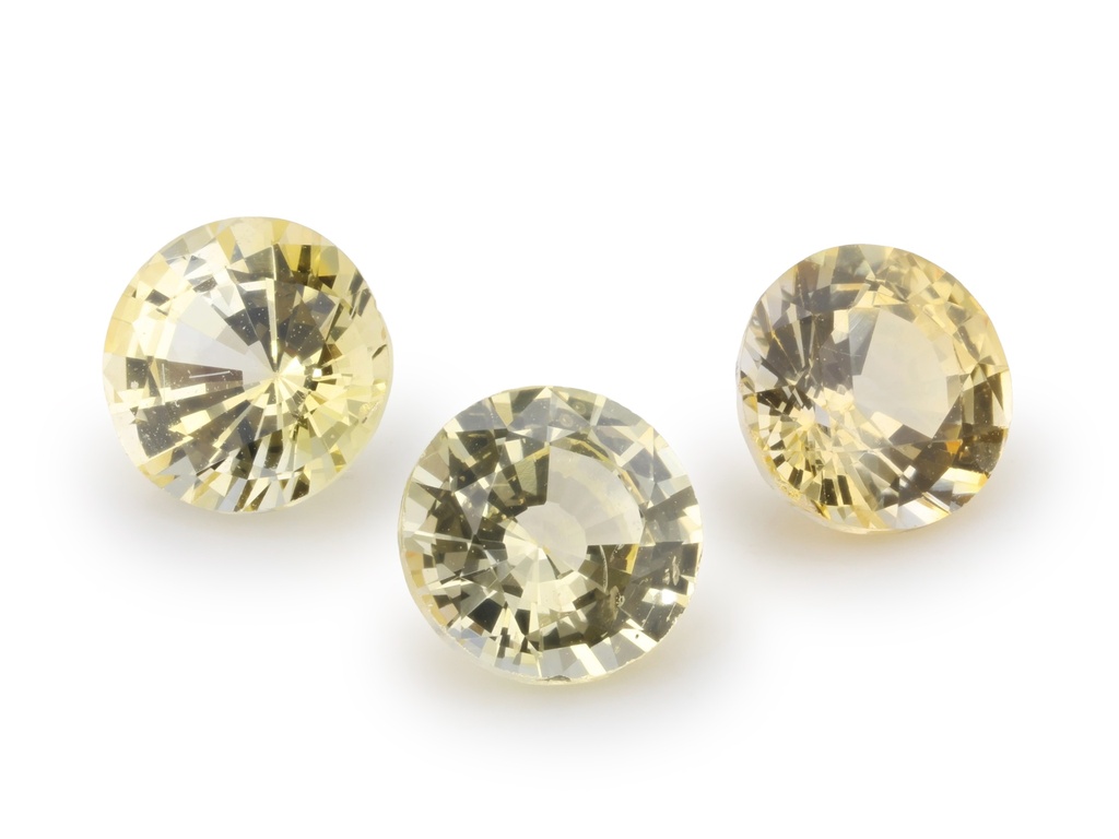 Yellow Sapphire 5.00mm Round Light