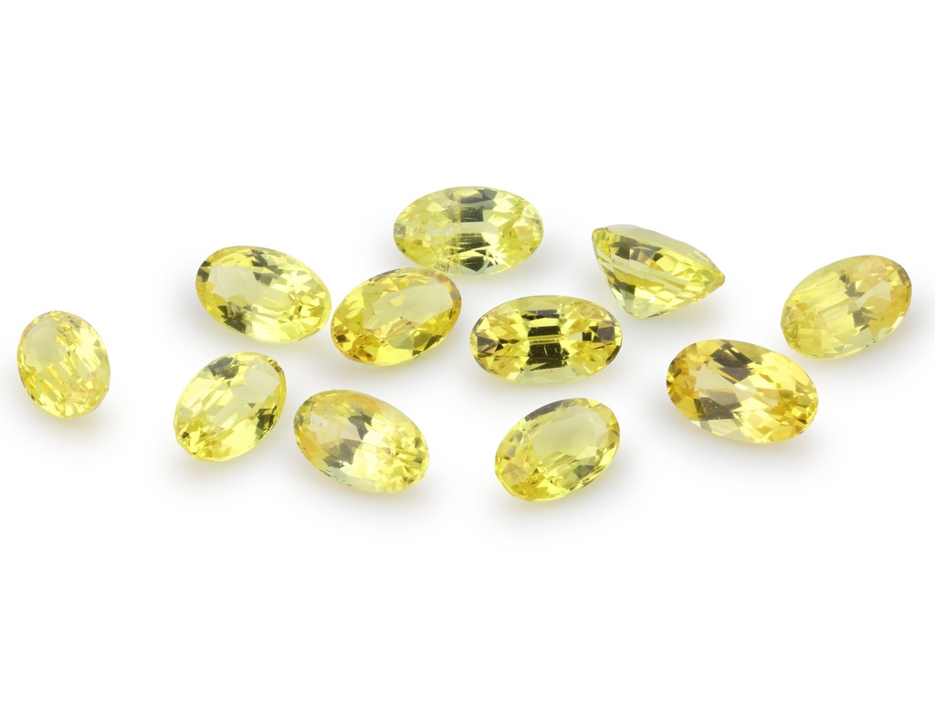Sapphire 5x3mm Oval Yellow
