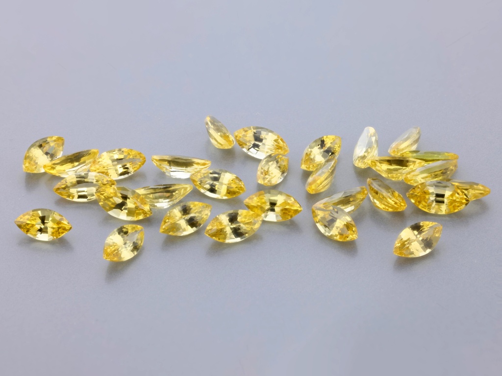 Yellow Sapphire 4x2mm Marquise Mid