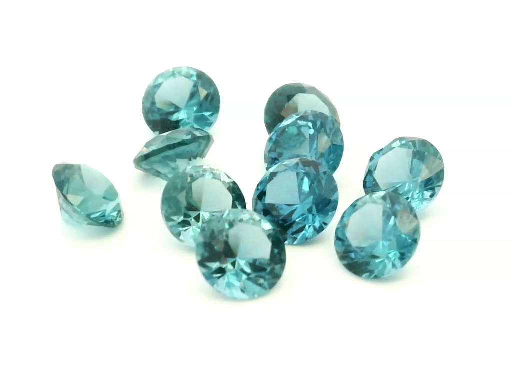 Synthetic/Lab Grown Spinel 6.50mm Round Blue