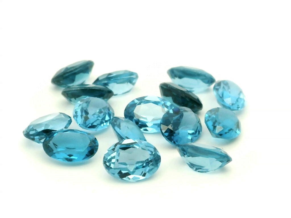 Synthetic/Lab Grown Spinel 7x5mm Oval Blue