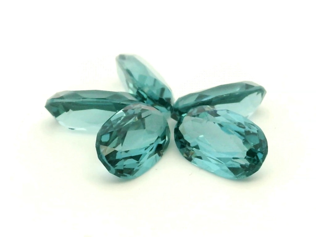 Synthetic/Lab Grown Spinel 10x6mm Oval Blue