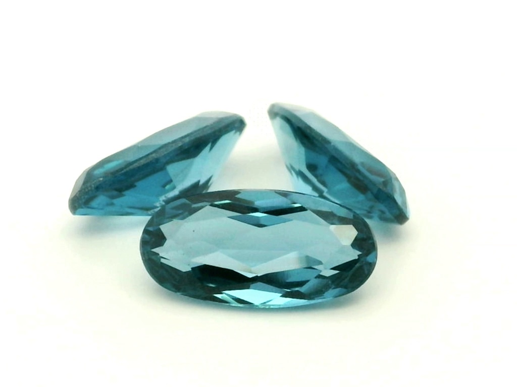 Synthetic/Lab Grown Spinel 13x6.5mm Oval Blue