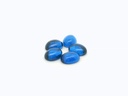 Synthetic/Lab Grown Spinel 8x6mm Oval Cabochon Cobalt Blue
