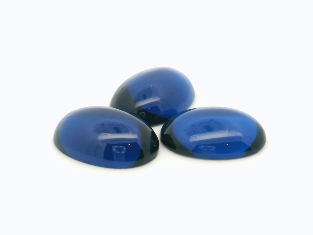 [MBVC1813C] Synthetic/Lab Grown Spinel 18x13mm Oval Cabochon Cobalt Blue
