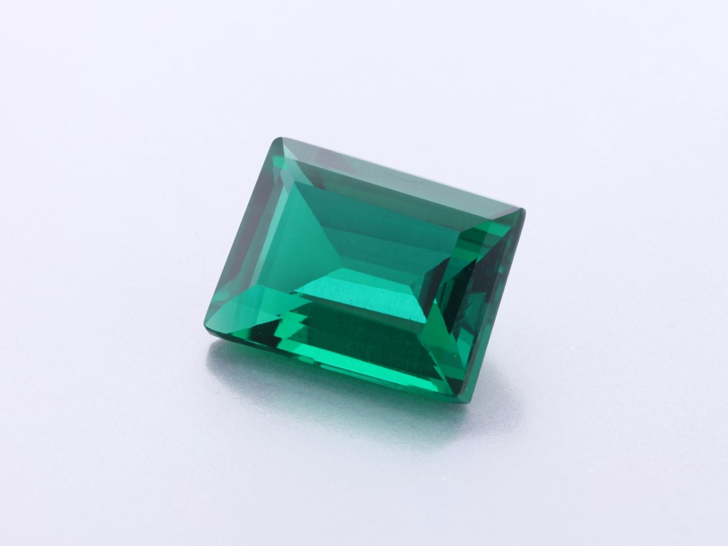 [BHBS0806] Hydrothermal/Lab Grown Emerald 8x6mm Baguette