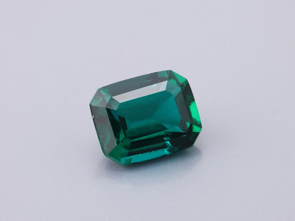[BHOS1008] Hydrothermal/Lab Grown Emerald 10x8mm Emerald Cut