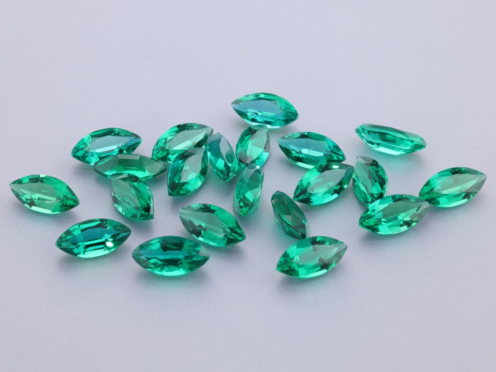 [BHMB0603] Hydrothermal/Lab Grown Emerald 6x3mm Marquise