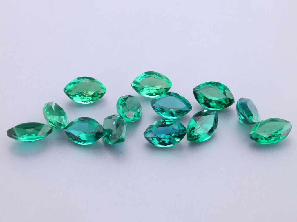 [BHMB0604] Hydrothermal/Lab Grown Emerald 6x4mm Marquise
